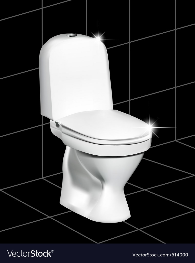 White toilet