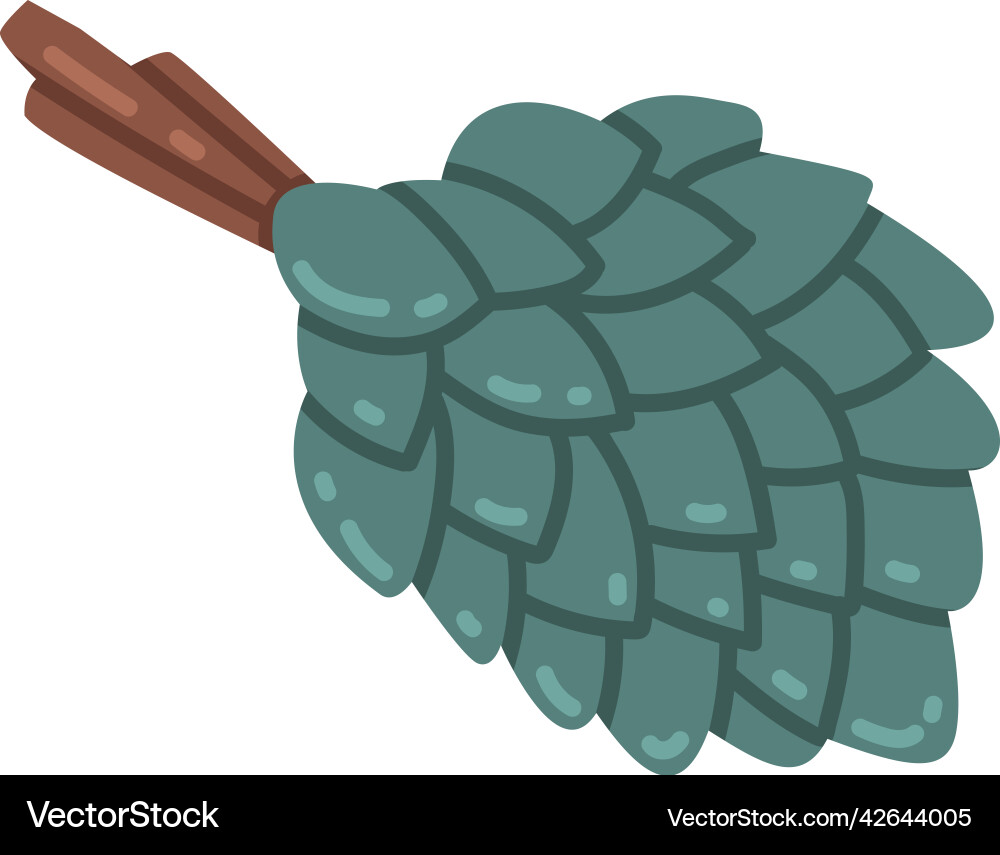 Bath or sauna besom as russian symbol Royalty Free Vector