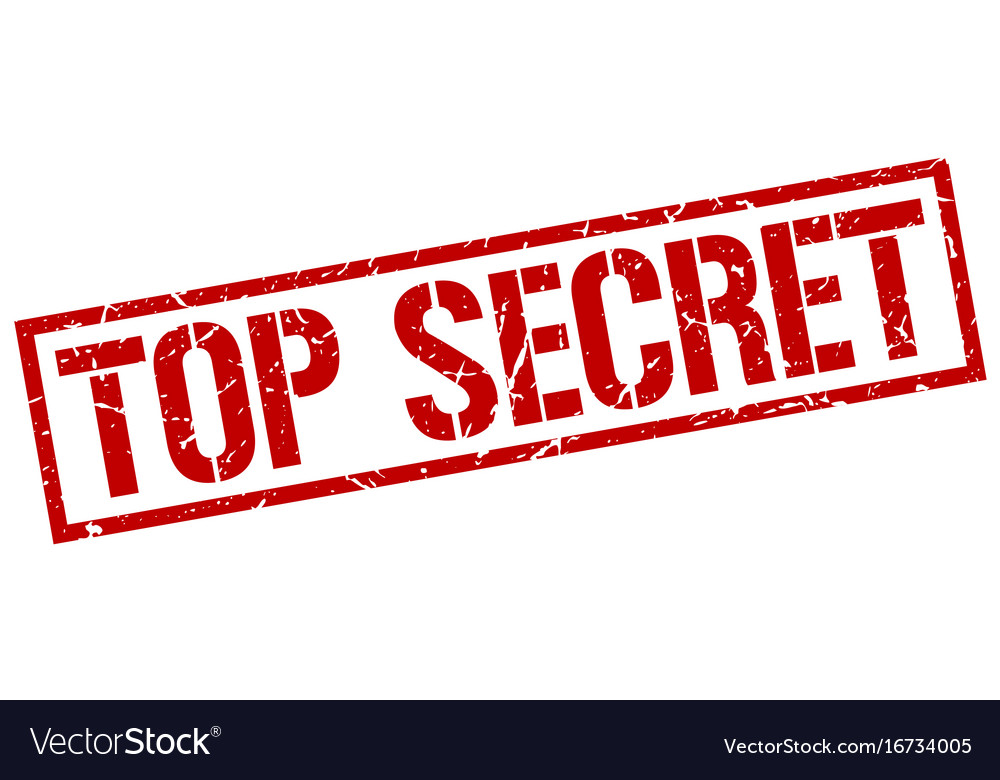 Top secret stamp Royalty Free Vector Image - VectorStock