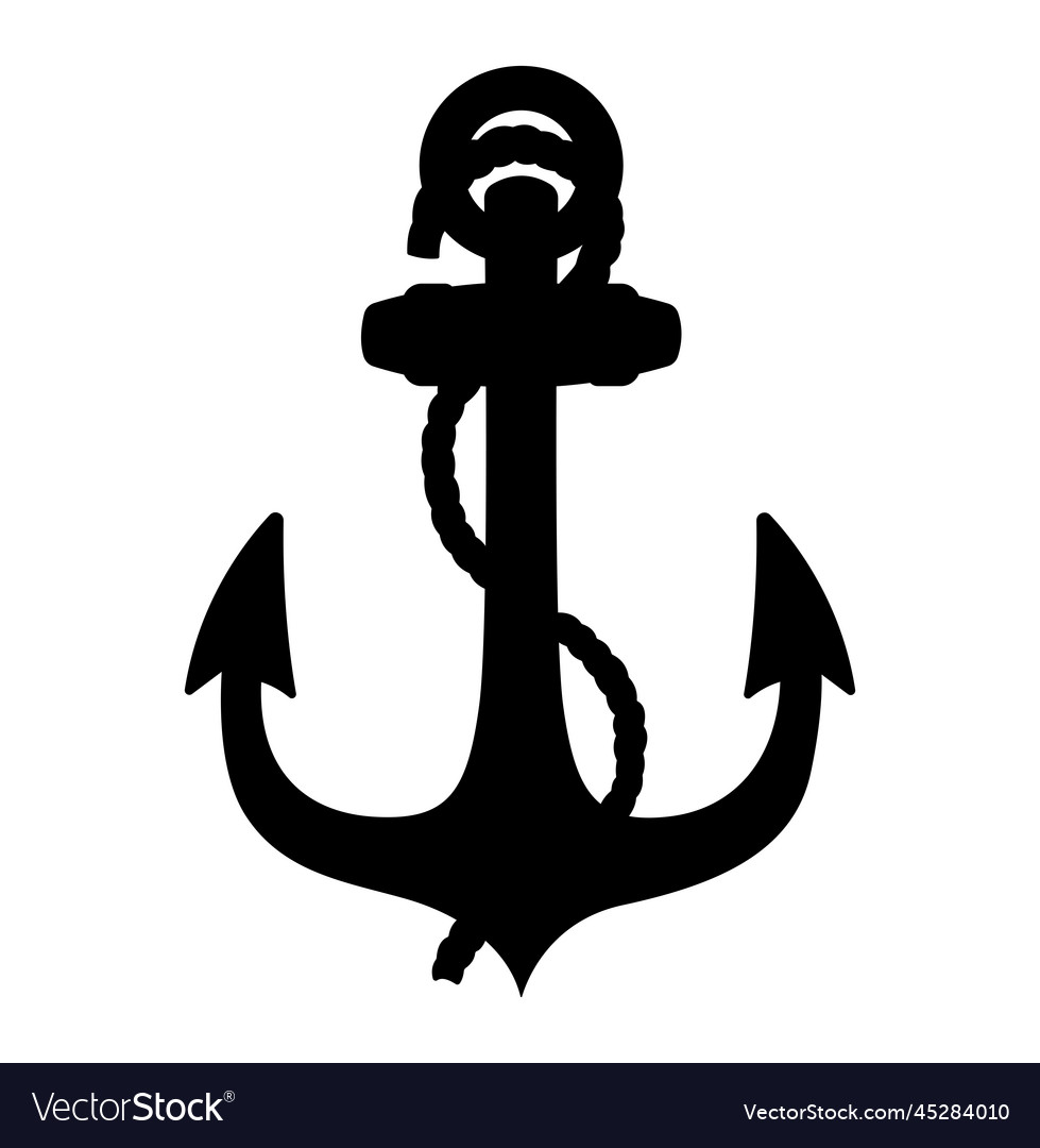 Admiralty anchor silhouette boat vessel