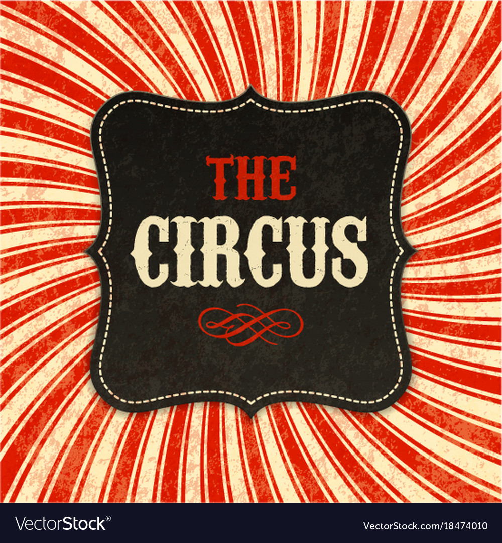 Circus poster background Royalty Free Vector Image