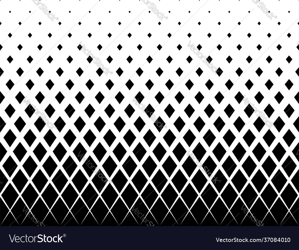 Seamless halftone background filled with black