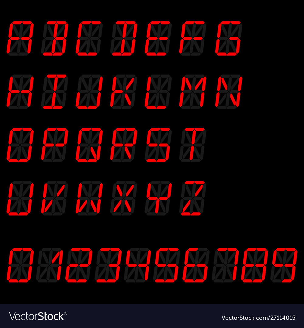 download font digital clock