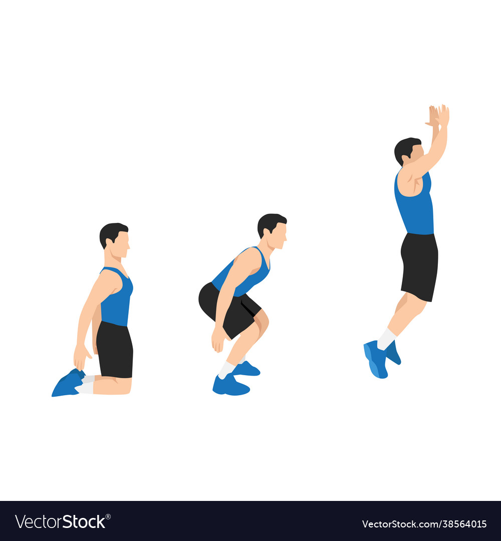 Floor / Power Jumps / Knee to Jump Squats – WorkoutLabs Exercise Guide