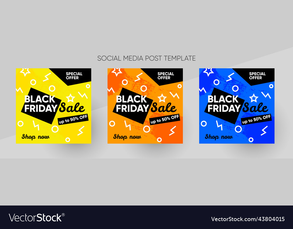 Social media black friday promo sale