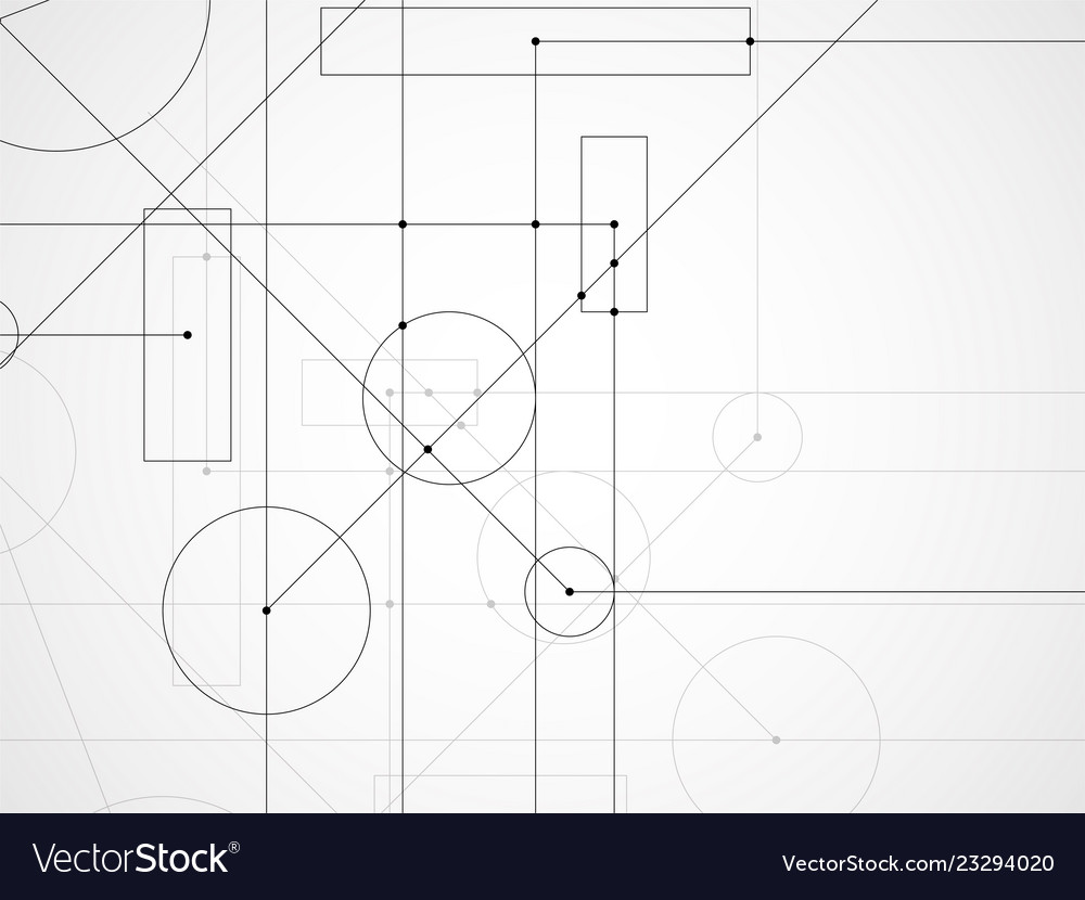 Abstract background of engineering drawing