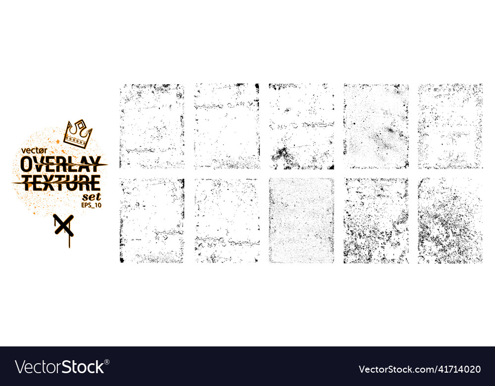 Overlay texture frame layers with effects Vector Image