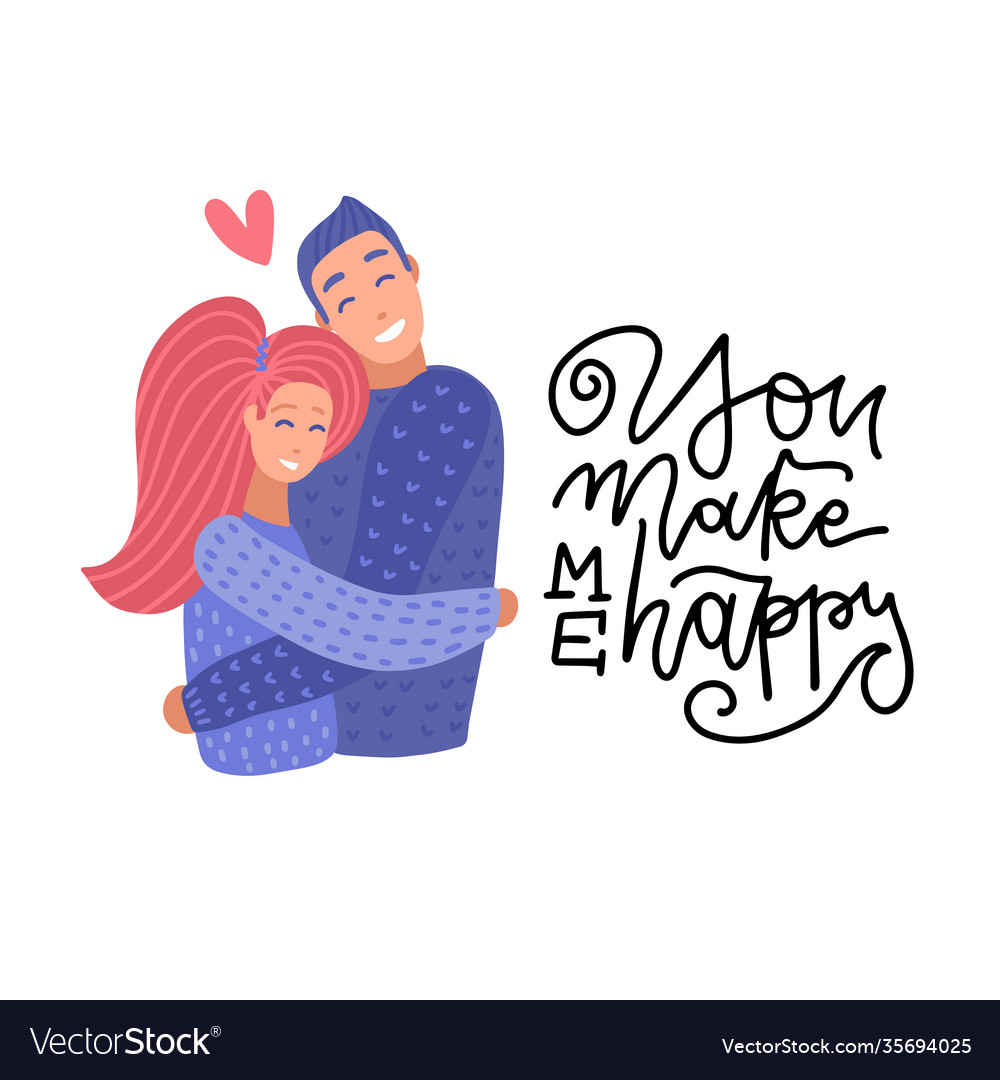 Premium Vector  Cute couple happy love together boyfriend and