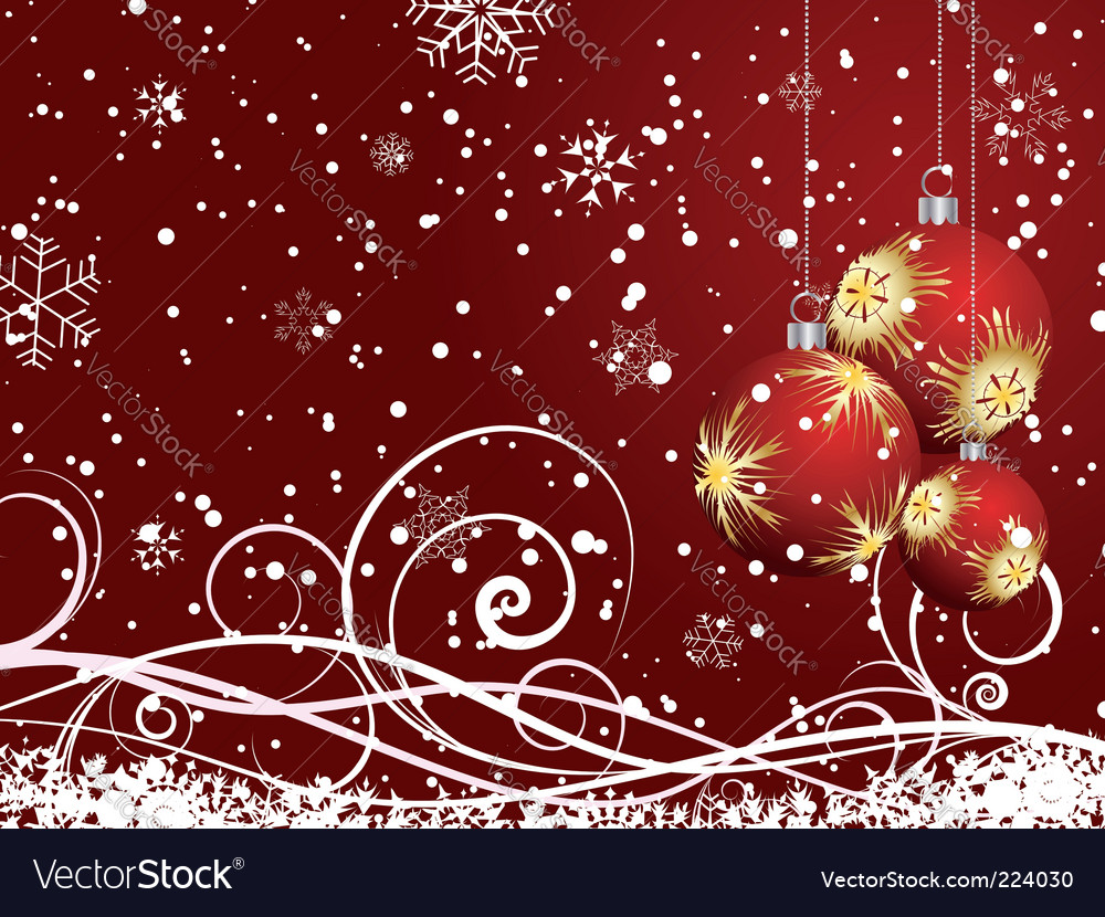 Christmas background Royalty Free Vector Image