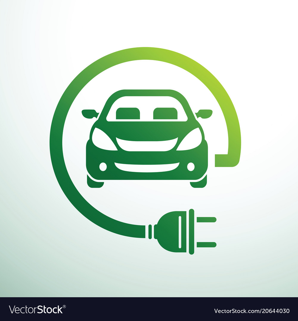 Electric car Royalty Free Vector Image - VectorStock