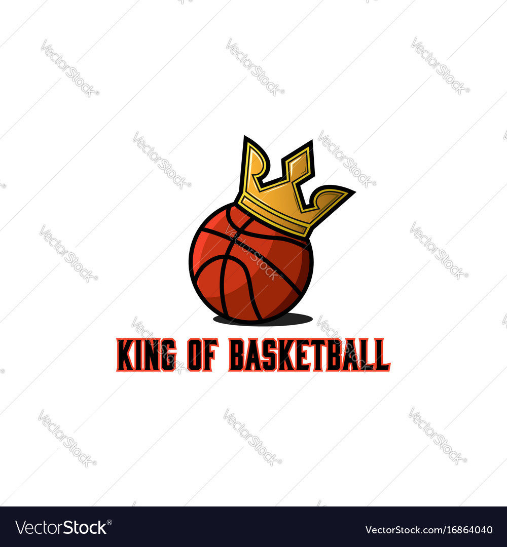 Basketball Ball Logo Basket Teams Tournament Vector Image