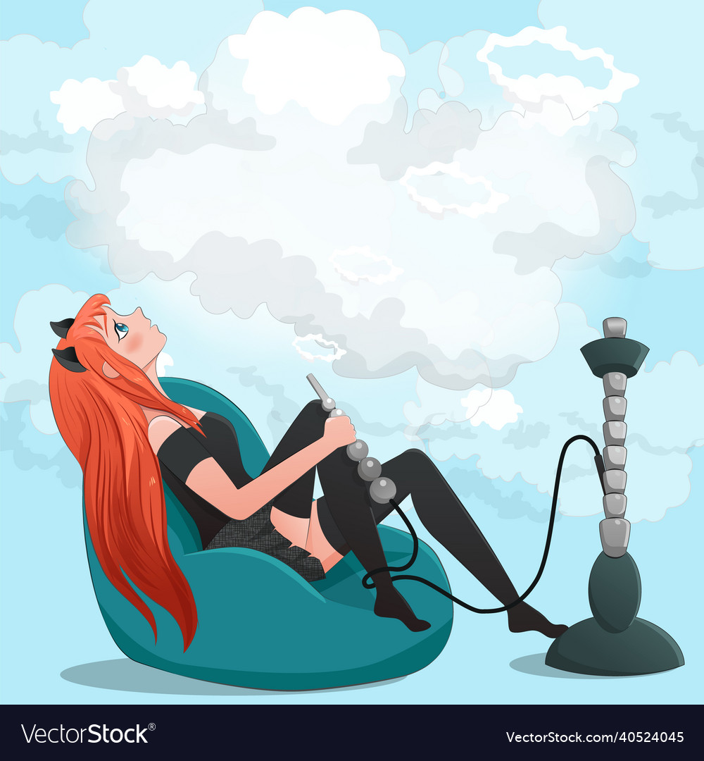 hookah smoke cartoon