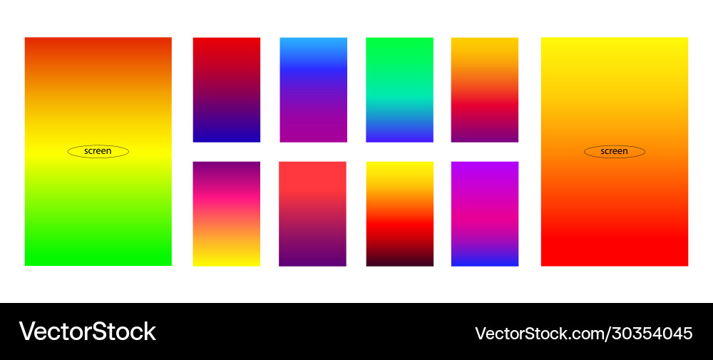 Colorful gradient background design Royalty Free Vector