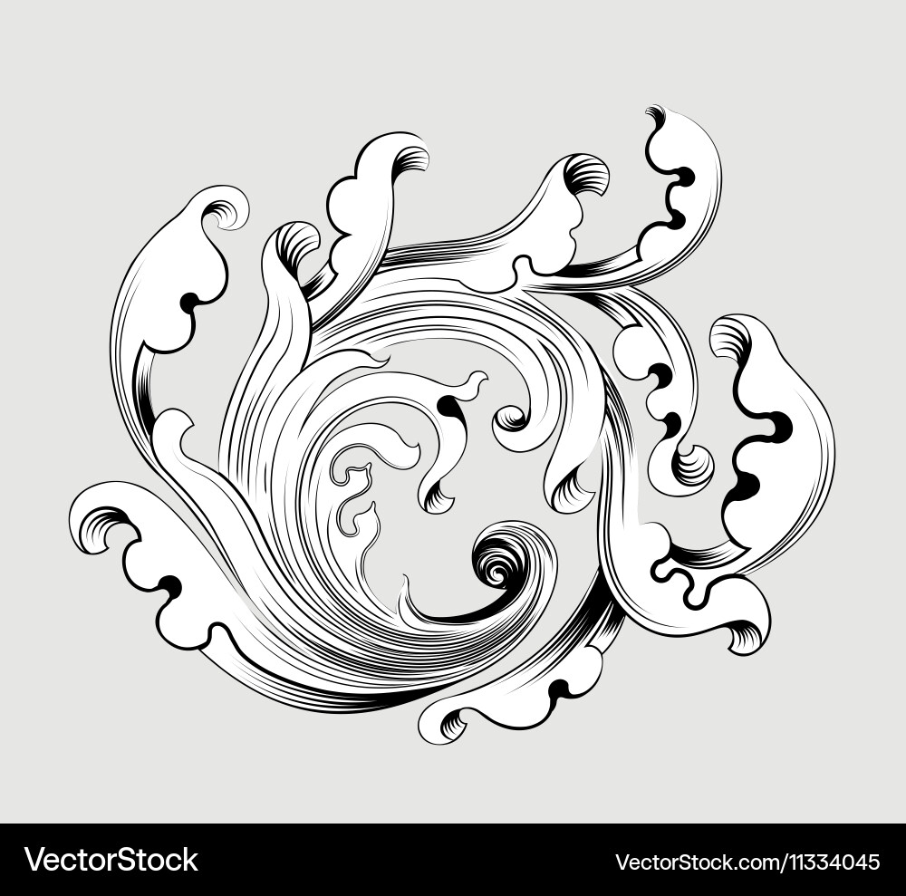 Leaf floral pattern Royalty Free Vector Image - VectorStock