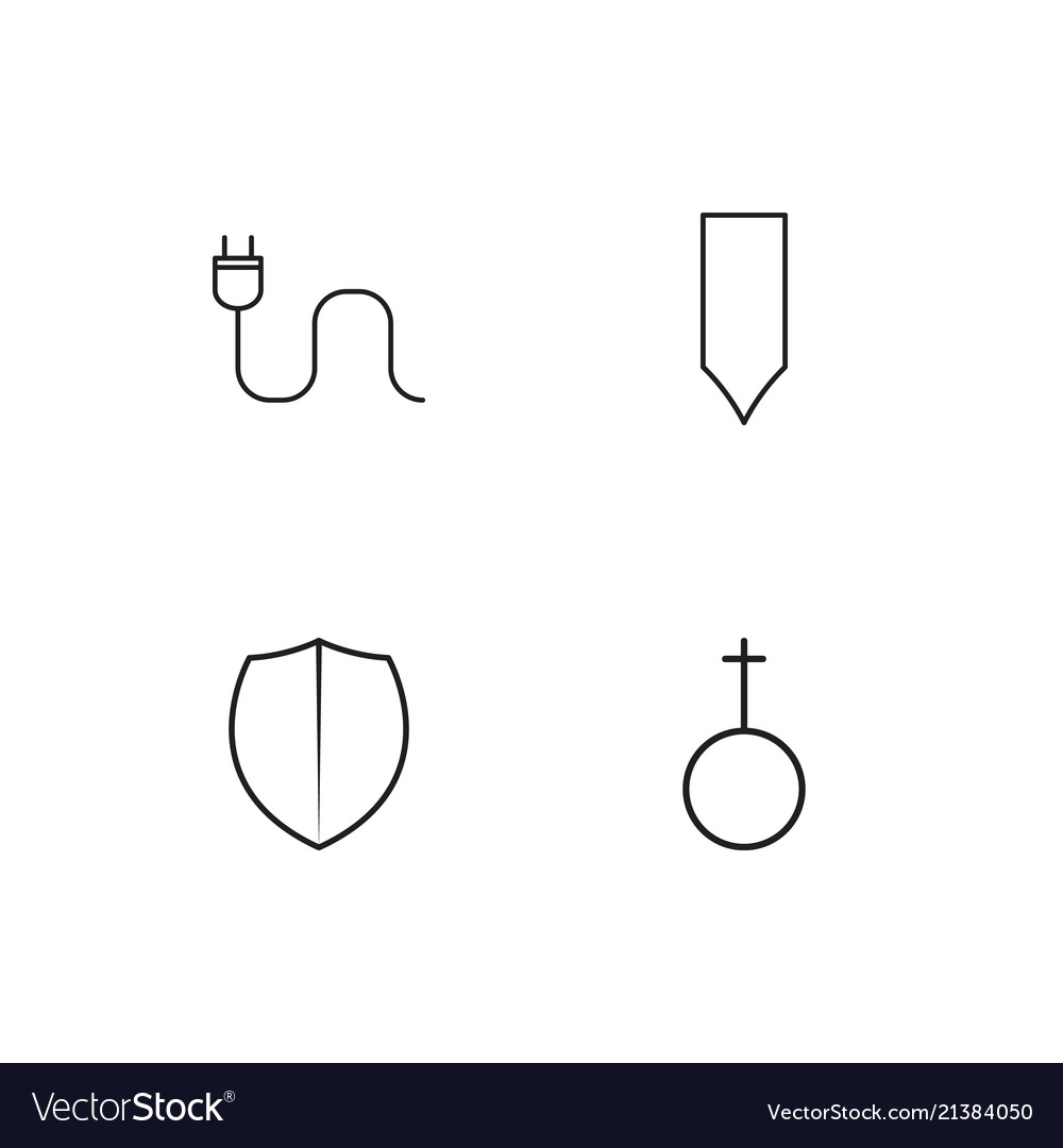 Sex linear icons set simple outline