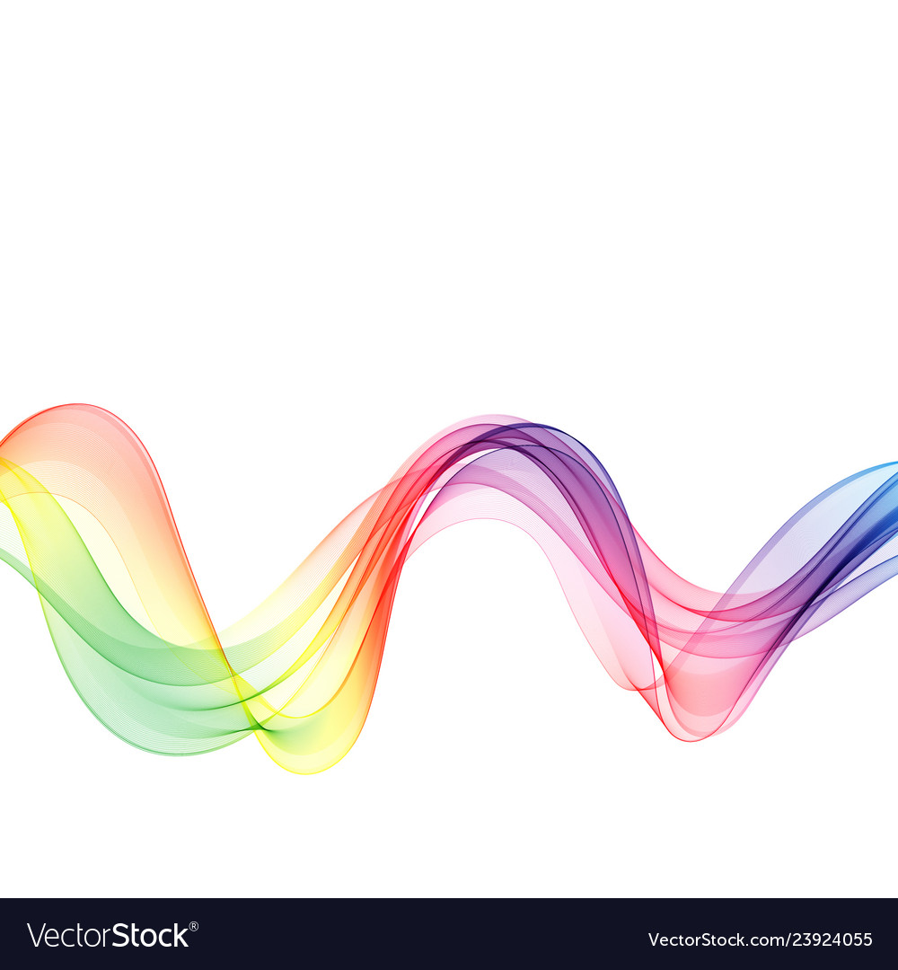 Abstrakte Welle Hintergrund Regenbogen gewellt