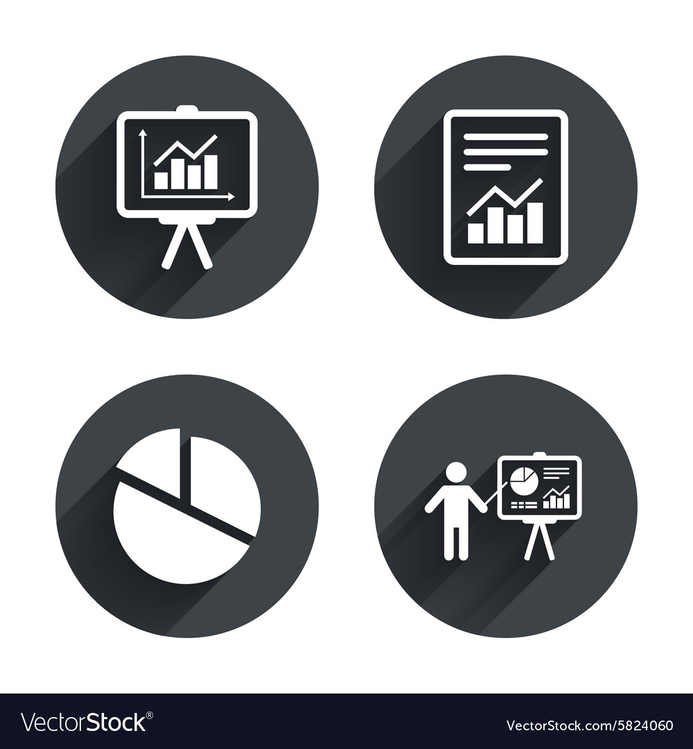 Diagram graph pie chart presentation billboard