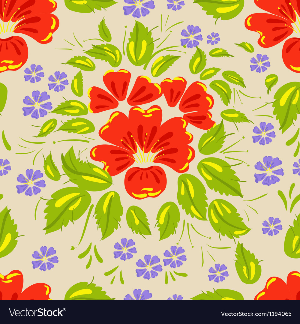 Oklahoma floral pattern