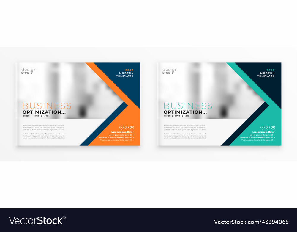 Professional geometric business flyer brochure