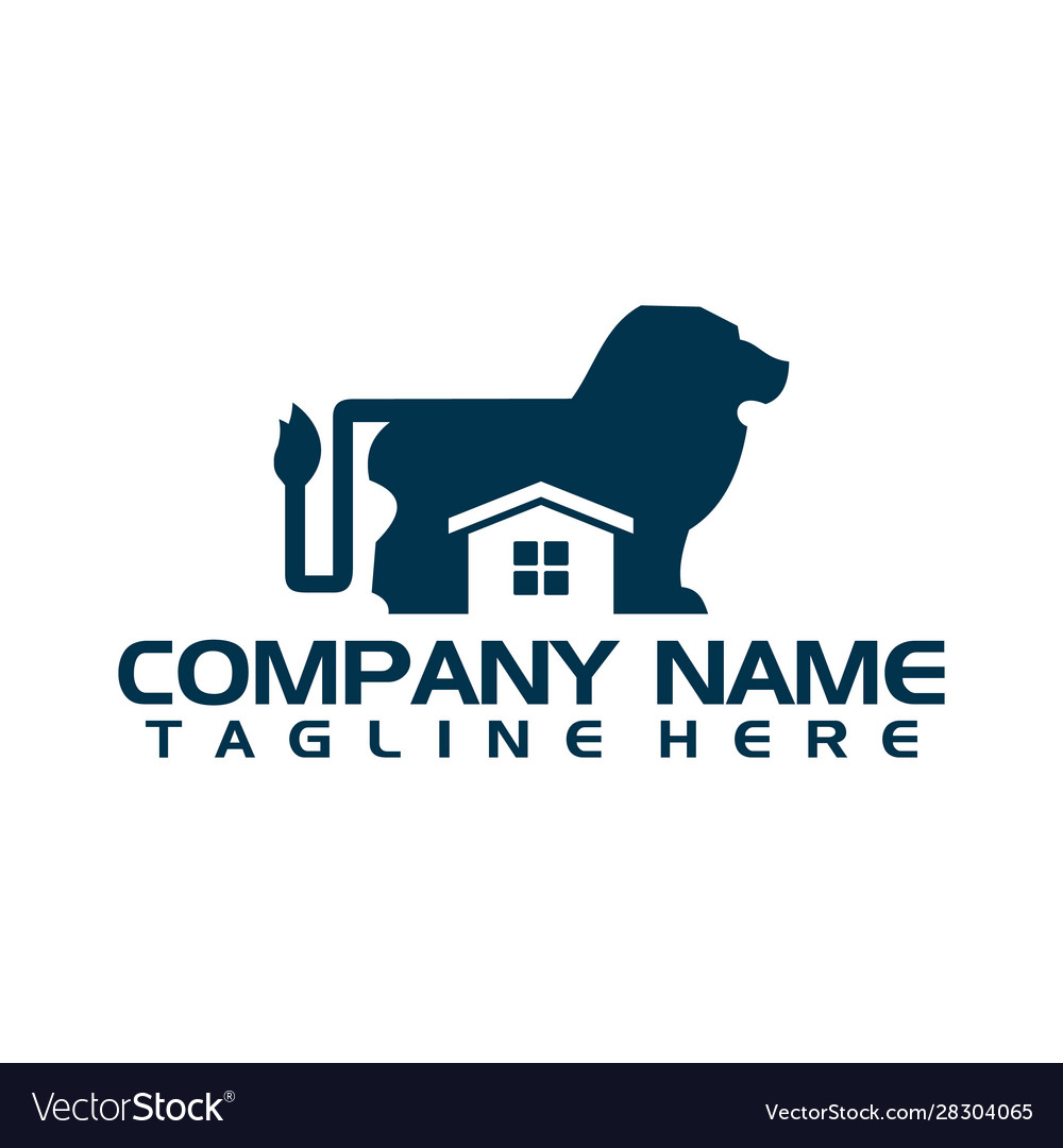 Real estate logo design eco