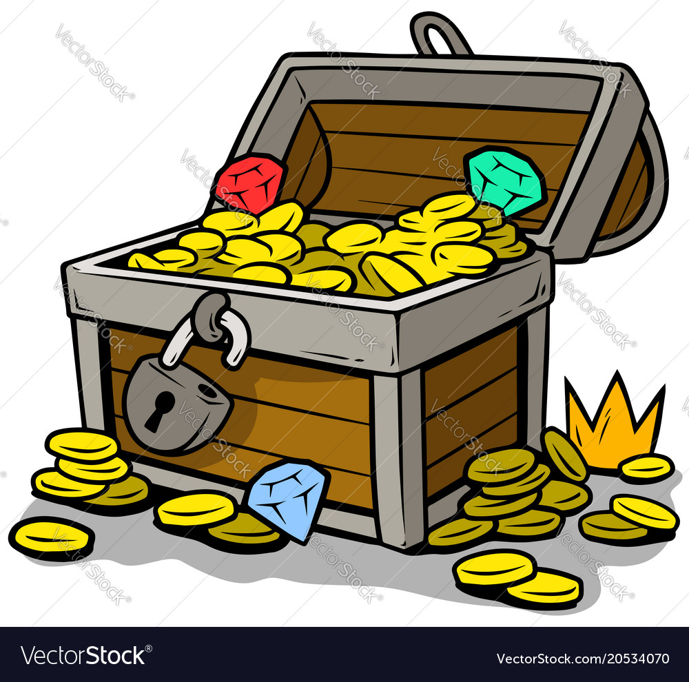 Cartoon Treasure Chest