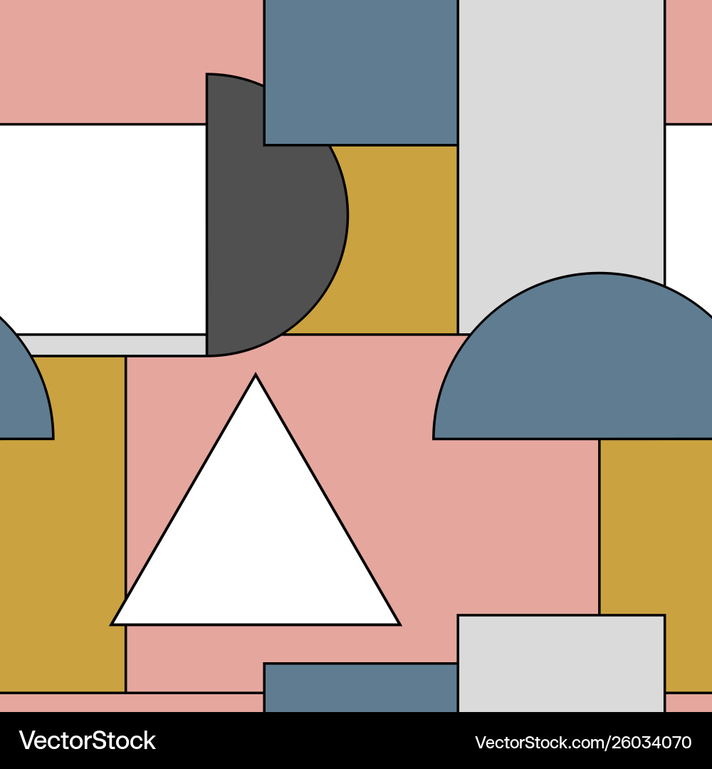 Geometric seamless stylish background - repeatable