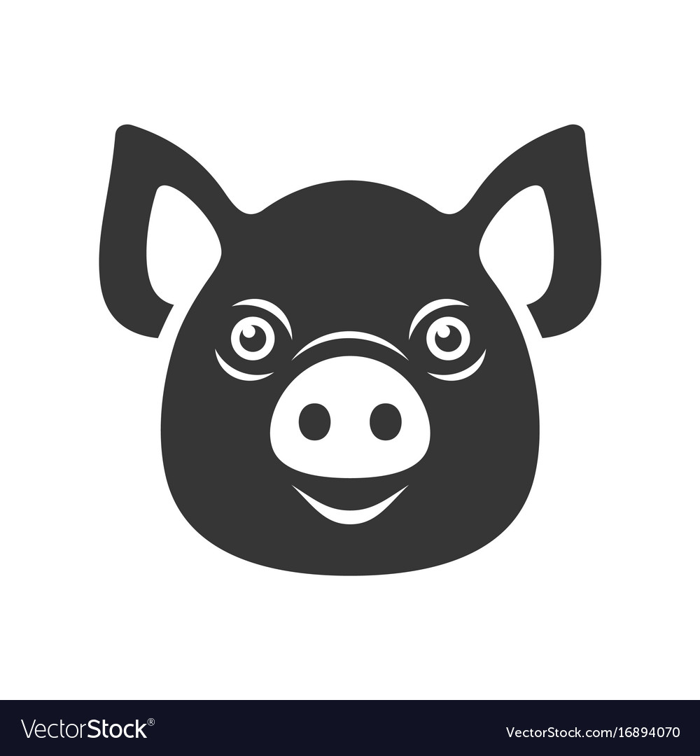 pig icon dark logo