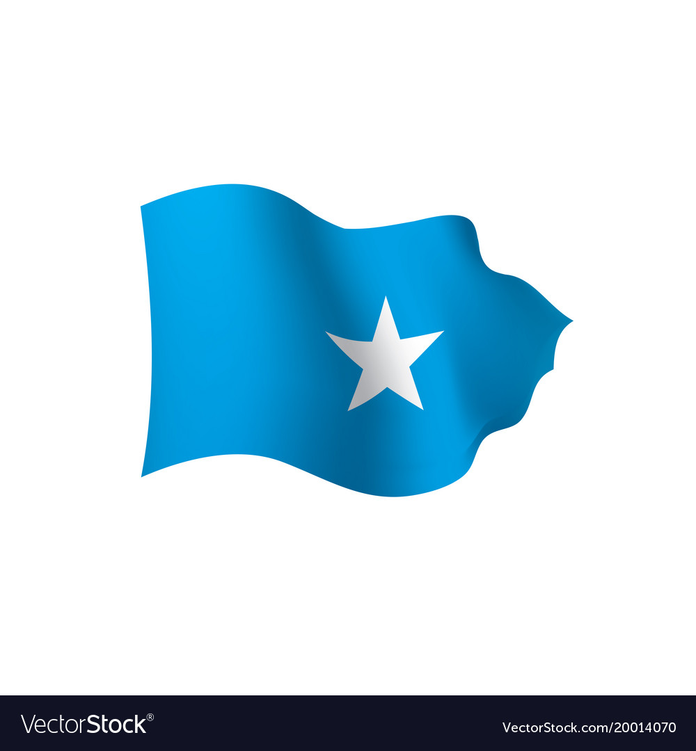 Somalia flag Royalty Free Vector Image - VectorStock