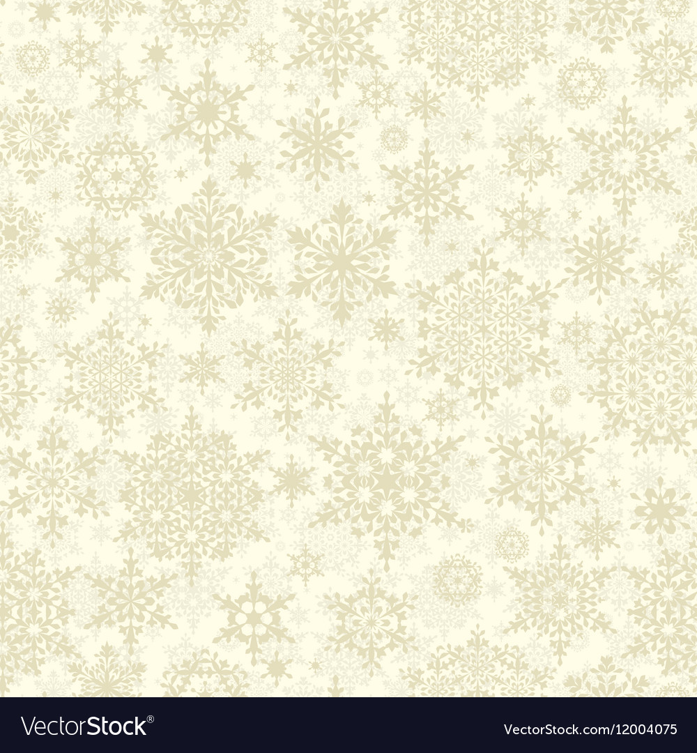 Christmas pattern snowflake background eps 10 Vector Image