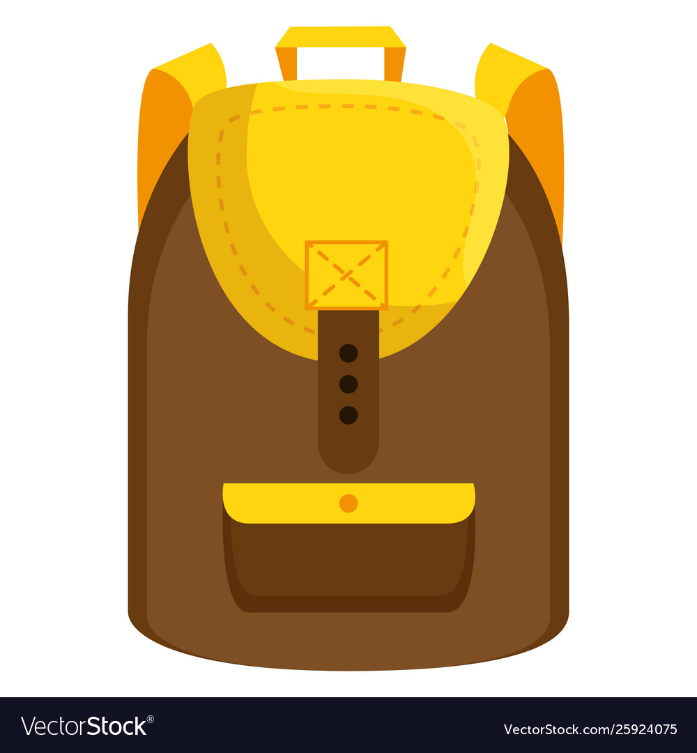 School bag supply isolated icon