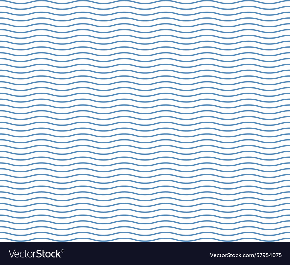 Wave simple seamless wavy line smooth pattern web