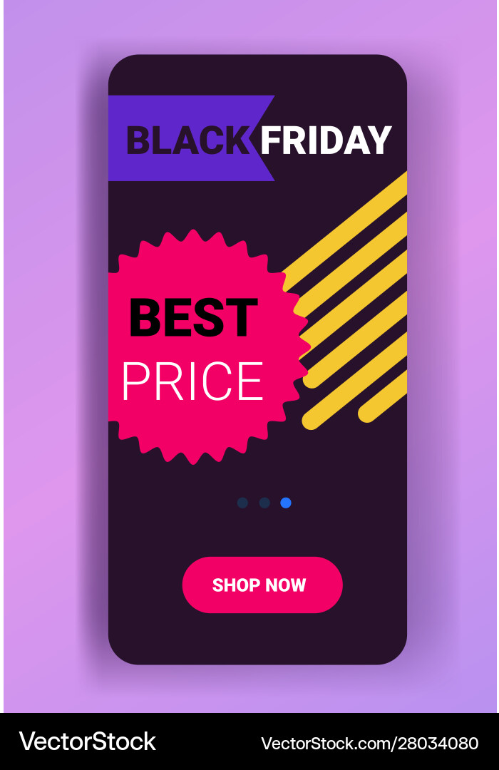 Big Sale Template Black Friday Banner Special Vector Image
