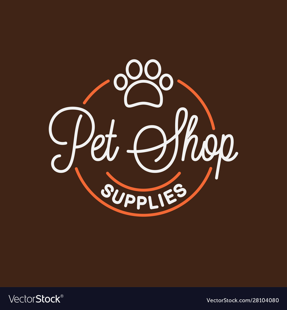 pet-shop-logo-round-linear-logo-pet-supplies-vector-image