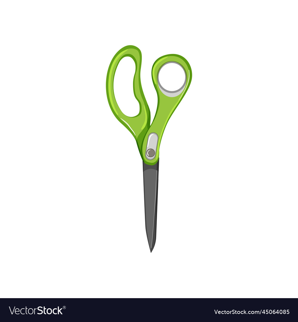 Hairdresser scissor cut cartoon Royalty Free Vector Image