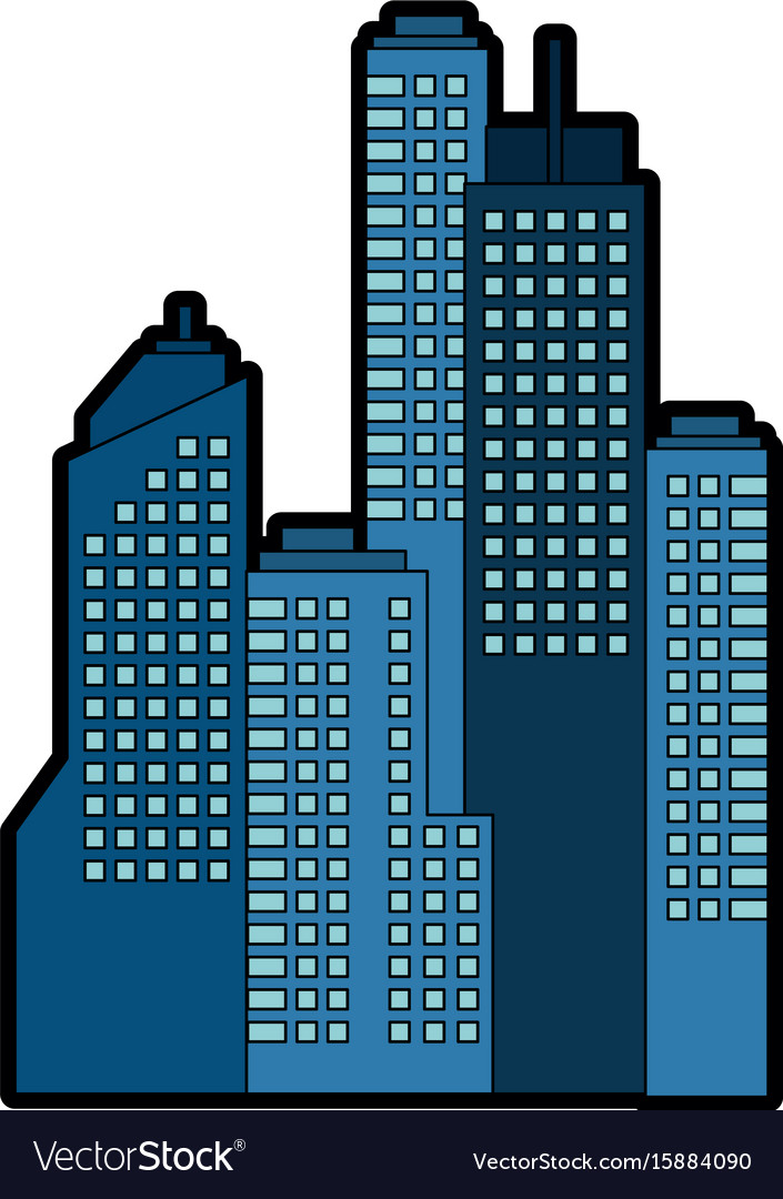 City building icon Royalty Free Vector Image - VectorStock