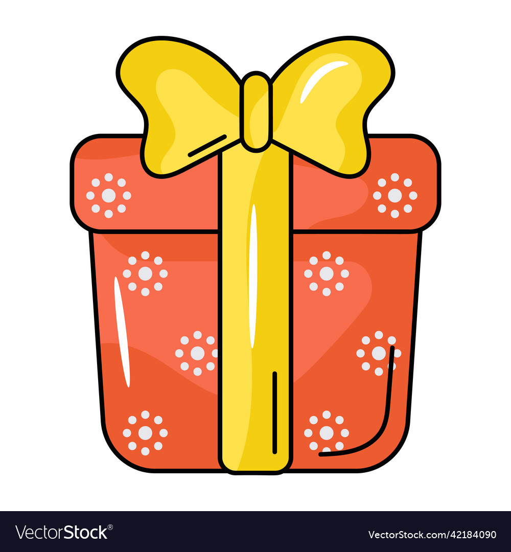 Gift box Royalty Free Vector Image - VectorStock