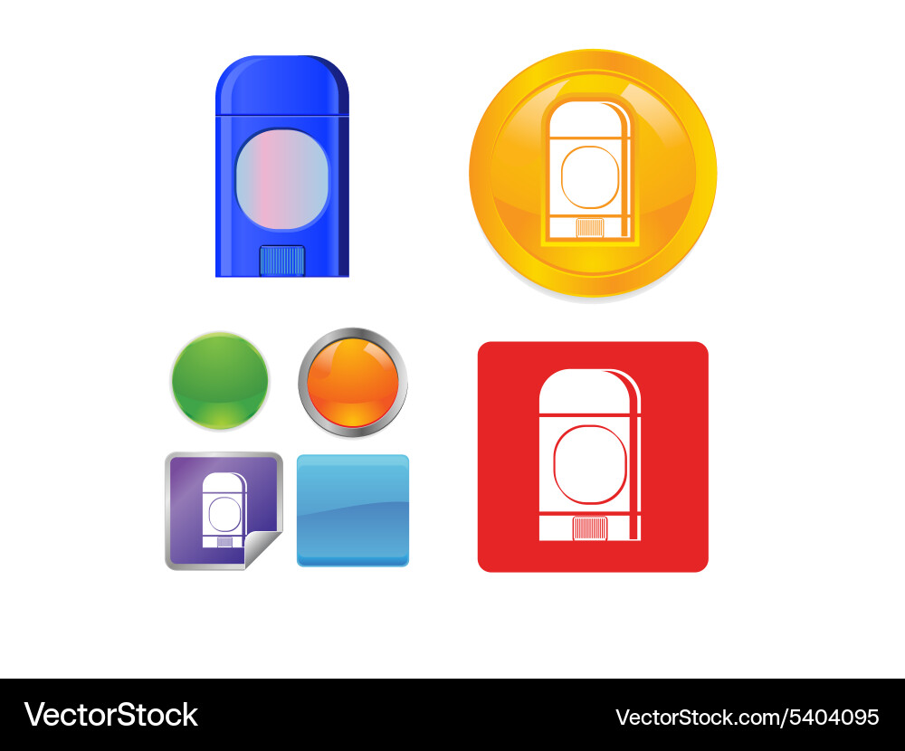 Trash can icon set Royalty Free Vector Image - VectorStock