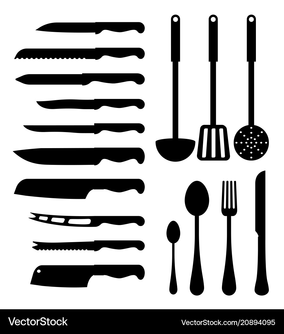 Various kitchen instruments Royalty Free Vector Image
