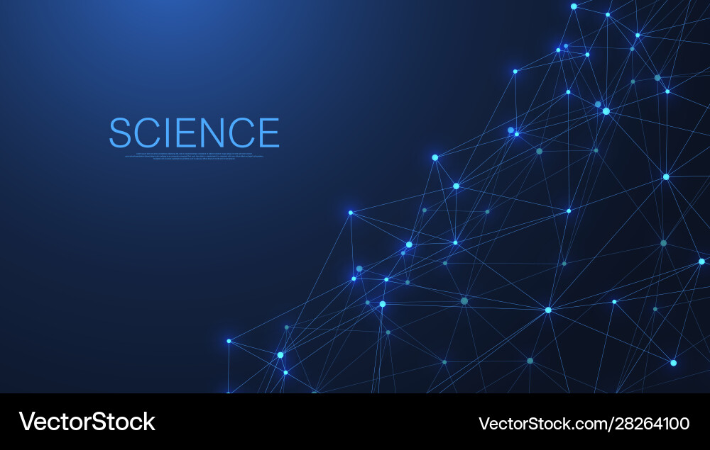 Abstract plexus background with connected lines Vector Image