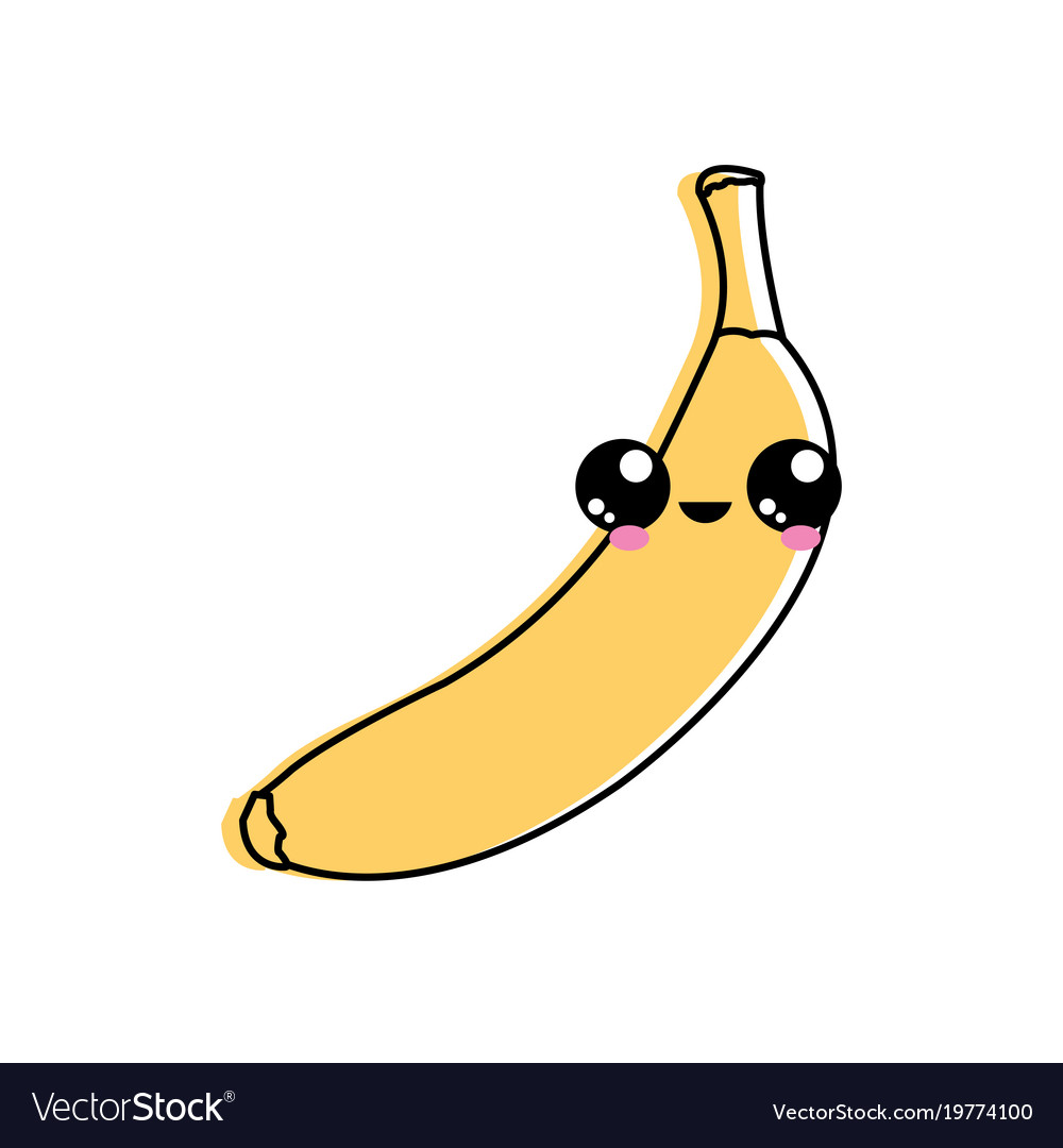 Isolated banana design Royalty Free Vector Image