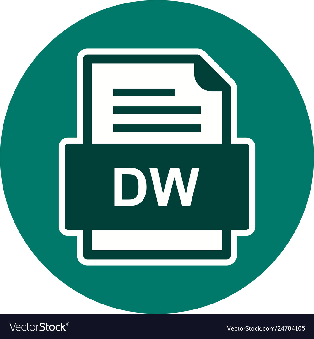 Dw file document icon