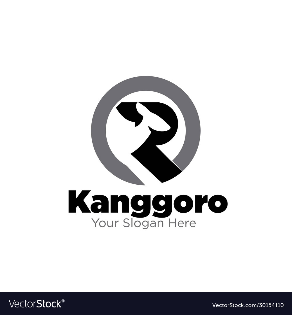 Australische Känguru Logo Designs modern