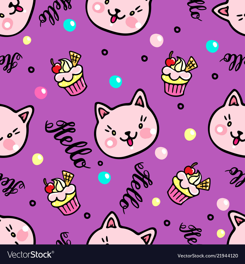 Hello Kitty Pattern Stock Vector Illustration and Royalty Free Hello Kitty  Pattern Clipart