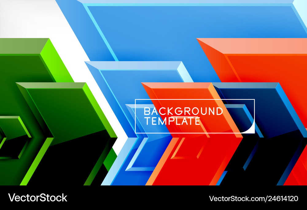 Techno arrow background template design Royalty Free Vector