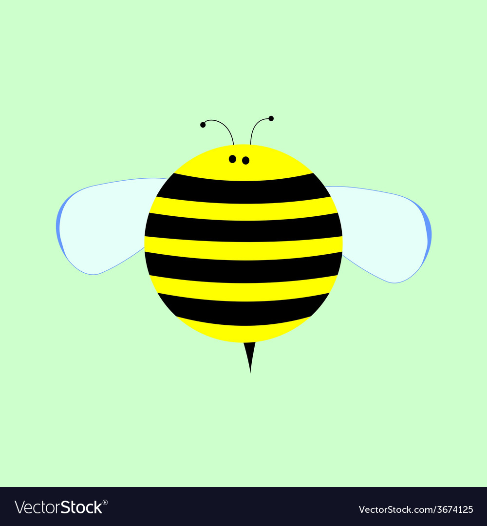 Little cute cartoon bee for kids