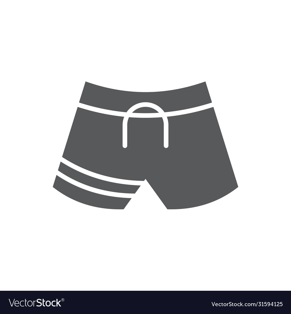 Travel shorts icon symbol traveling apparel Vector Image