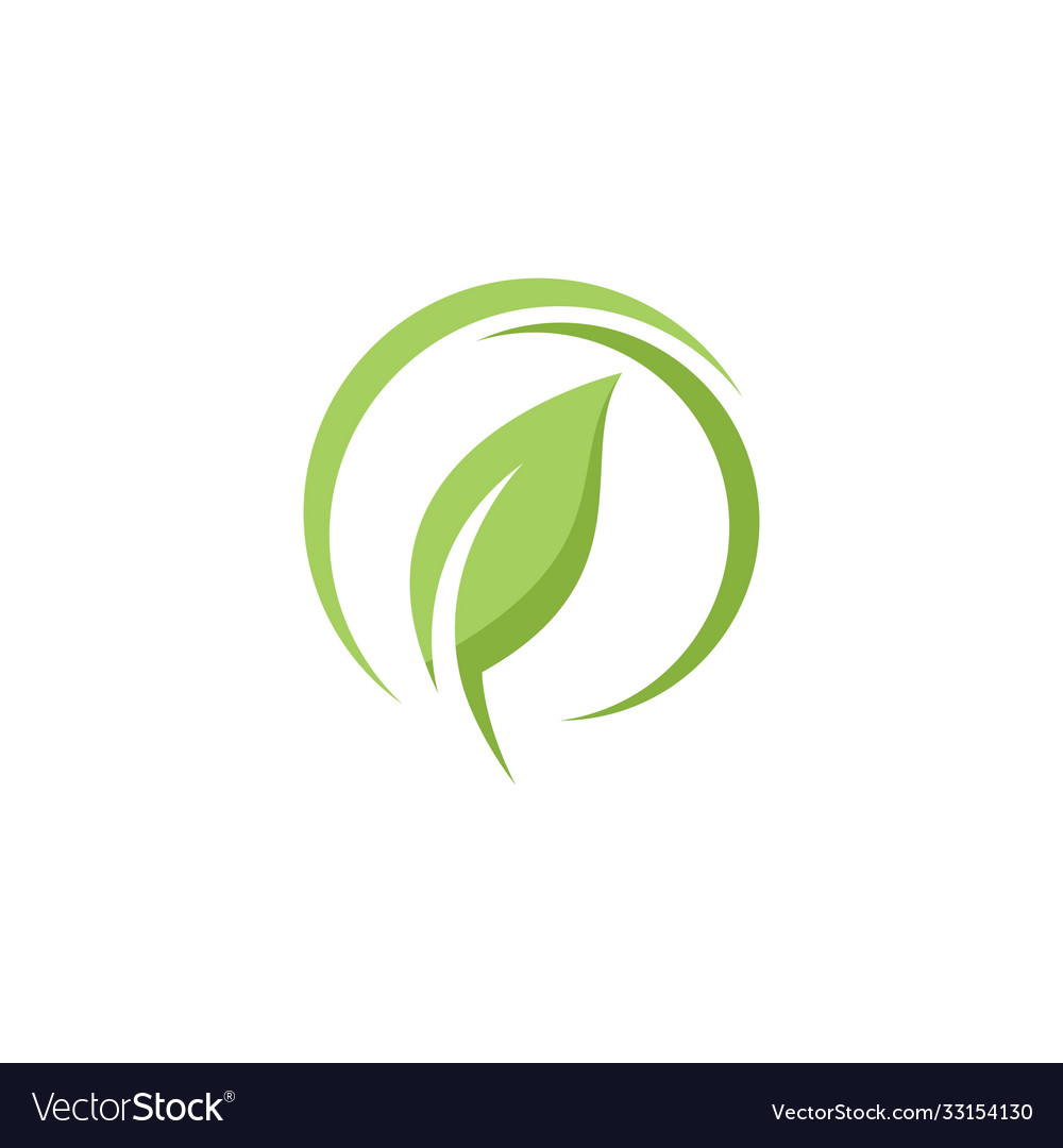 Green leaf logo