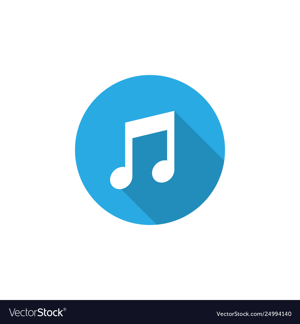 Music note graphic design template isolated Vector Image