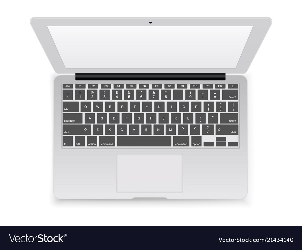 Laptop Top View Royalty Free HD Stock Photo and Image