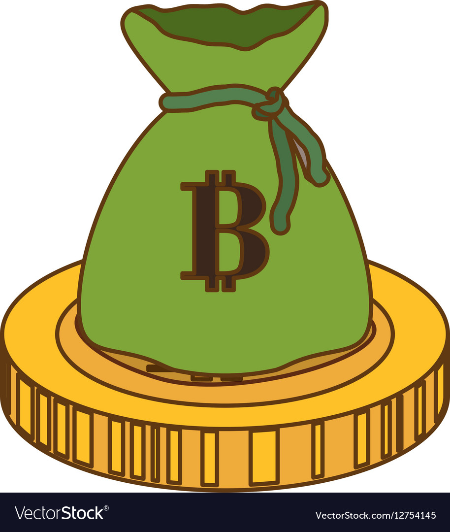 Coin with letter b money related icon image